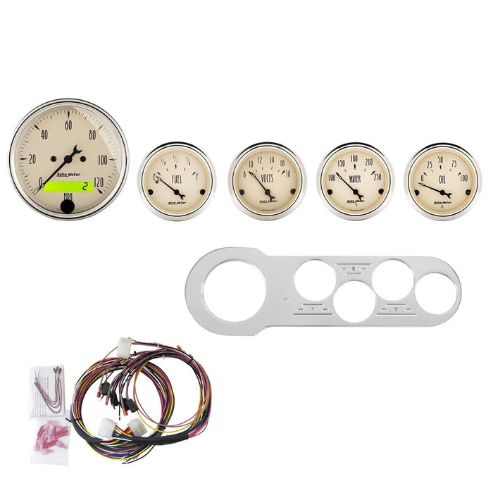 AutoMeter AutoMeter Antique Beige Instrument Clusters 7042-AB Autofit