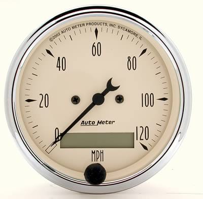 AutoMeter AutoMeter Antique Beige Speedometers 1887 Autofit
