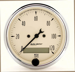 AutoMeter AutoMeter Antique Beige Speedometers 1887-M Autofit