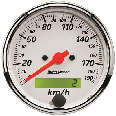 AutoMeter AutoMeter Arctic White Analog Gauge Kits 1302-M Autofit