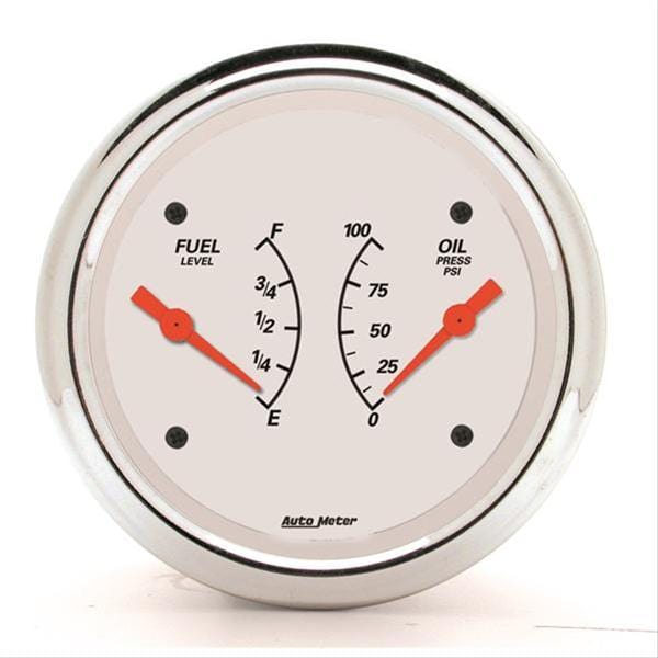 AutoMeter AutoMeter Arctic White Analog Gauge Kits 1313 Autofit