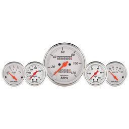 AutoMeter AutoMeter Arctic White Analog Gauge Kits 1340 Autofit