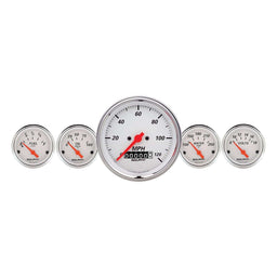 AutoMeter AutoMeter Arctic White Analog Gauge Kits 1340 Autofit