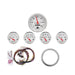 AutoMeter AutoMeter Arctic White Analog Gauge Kits 7034-AW Autofit