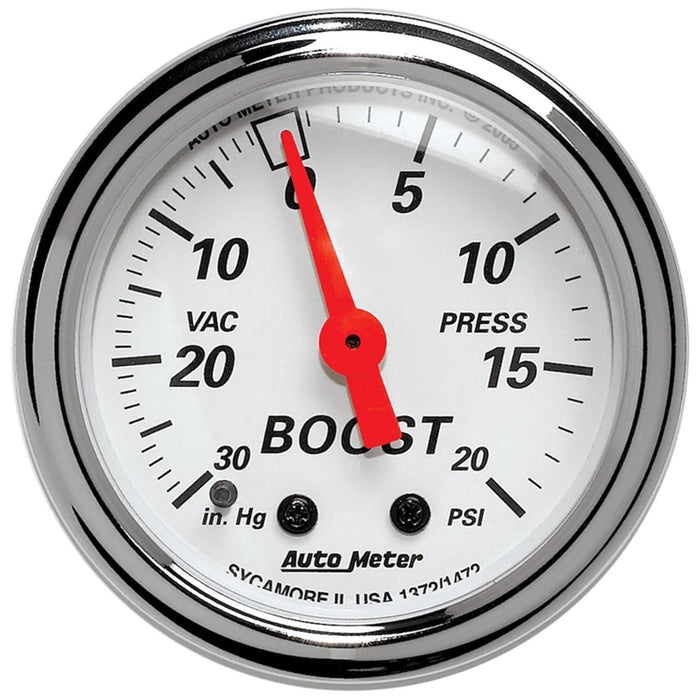 AutoMeter AutoMeter Arctic White Analog Gauges 1372 Autofit