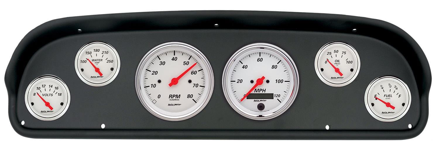AutoMeter AutoMeter Arctic White Instrument Clusters 2101-03 Autofit