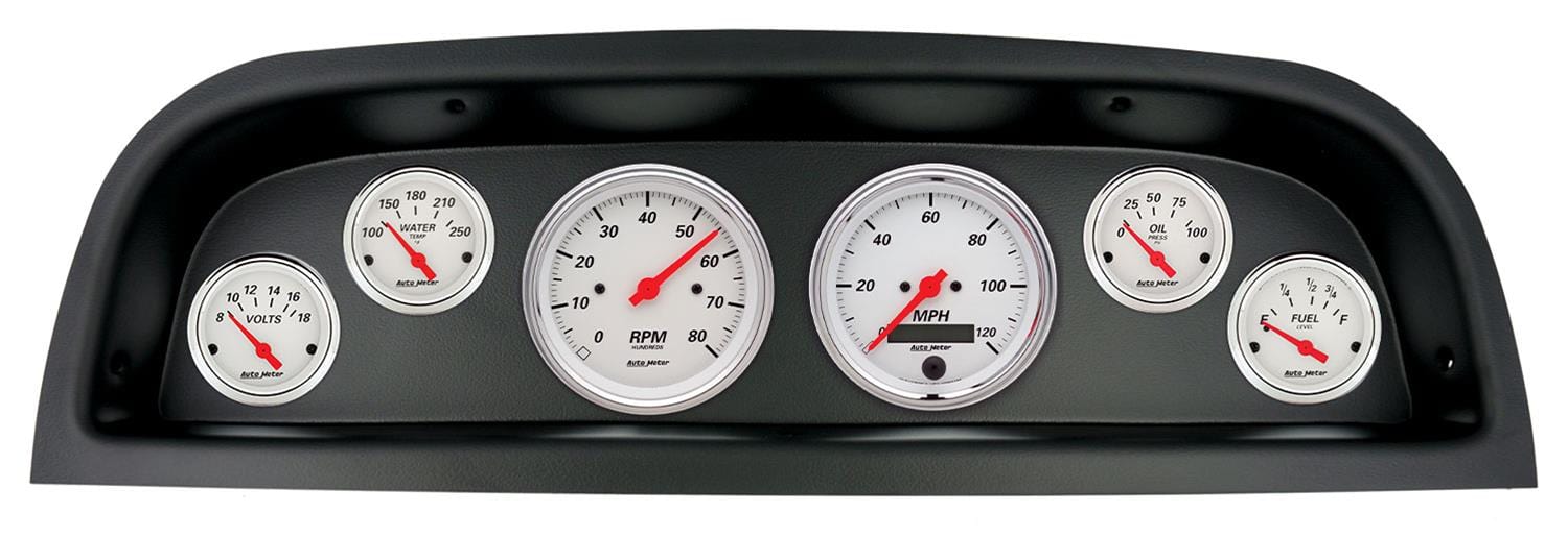 AutoMeter AutoMeter Arctic White Instrument Clusters 2103-03 Autofit