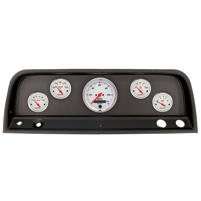 AutoMeter AutoMeter Arctic White Instrument Clusters 2109-03 Autofit