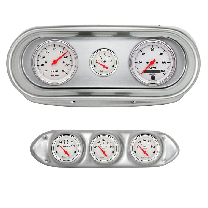 AutoMeter AutoMeter Arctic White Instrument Clusters 2127-03 Autofit