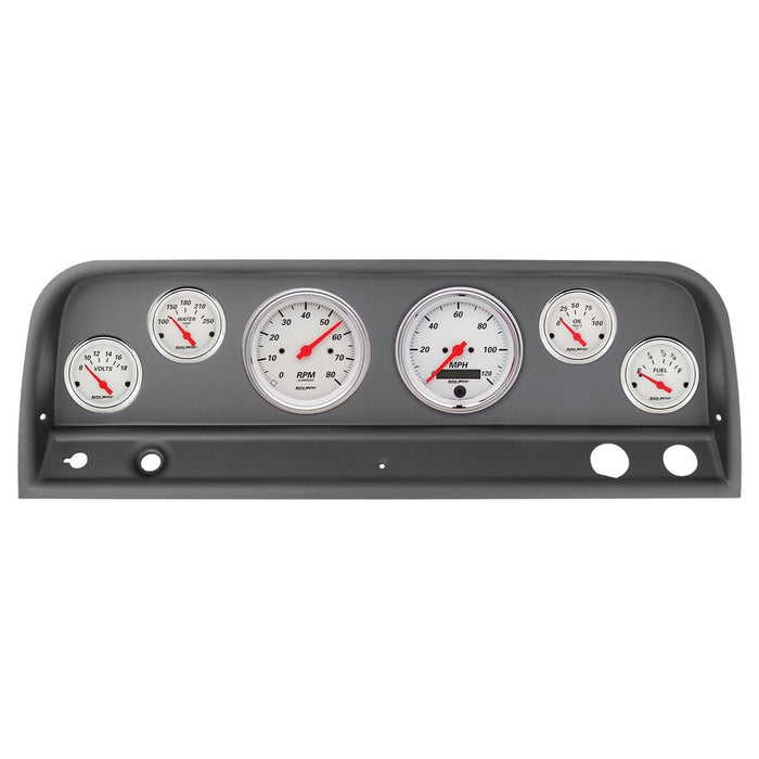 AutoMeter AutoMeter Arctic White Instrument Clusters 2128-03 Autofit