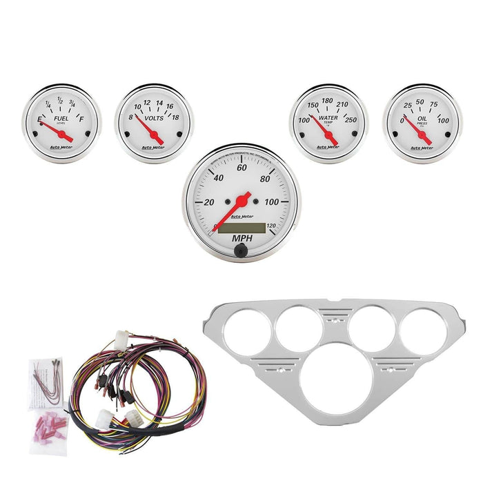 AutoMeter AutoMeter Arctic White Instrument Clusters 7036-AW Autofit