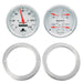 AutoMeter AutoMeter Arctic White Instrument Clusters 7037-03 Autofit