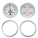 AutoMeter AutoMeter Arctic White Instrument Clusters 7039-03 Autofit