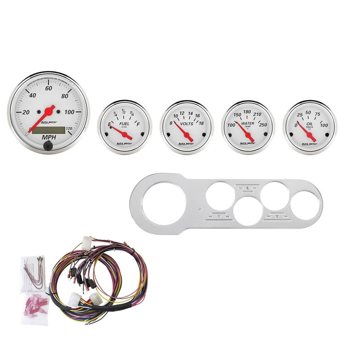 AutoMeter AutoMeter Arctic White Instrument Clusters 7042-AW Autofit