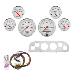 AutoMeter AutoMeter Arctic White Instrument Clusters 7047-AW Autofit