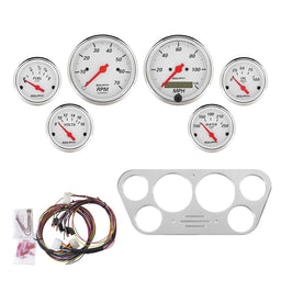 AutoMeter AutoMeter Arctic White Instrument Clusters 7048-AW Autofit