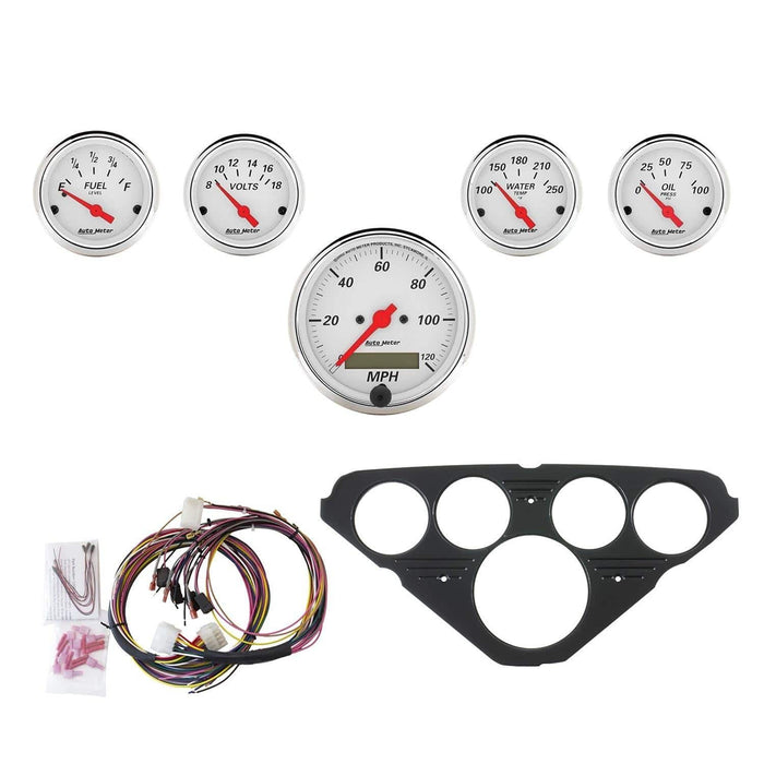 AutoMeter AutoMeter Arctic White Instrument Clusters 7049-AW Autofit