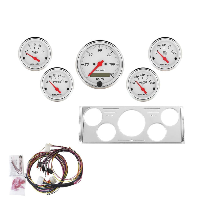 AutoMeter AutoMeter Arctic White Instrument Clusters 7057-AW Autofit