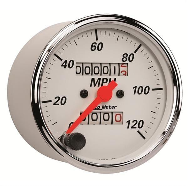 AutoMeter AutoMeter Arctic White Speedometers 1396 Autofit