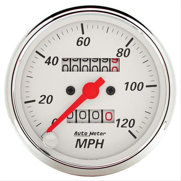 AutoMeter AutoMeter Arctic White Speedometers 1396 Autofit