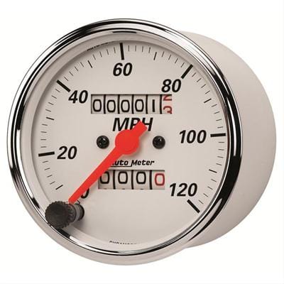 AutoMeter AutoMeter Arctic White Speedometers 1396 Autofit