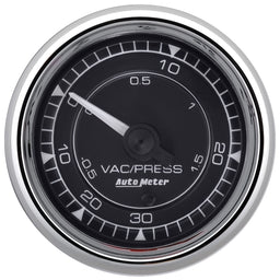 Autometer Autometer Autometer Chrono Chrome Series Boost / Vac Gauge (AU9759) Autofit