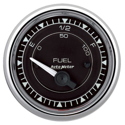 Autometer Autometer Autometer Chrono Chrome Series Fuel Level Gauge (AU9714) Autofit