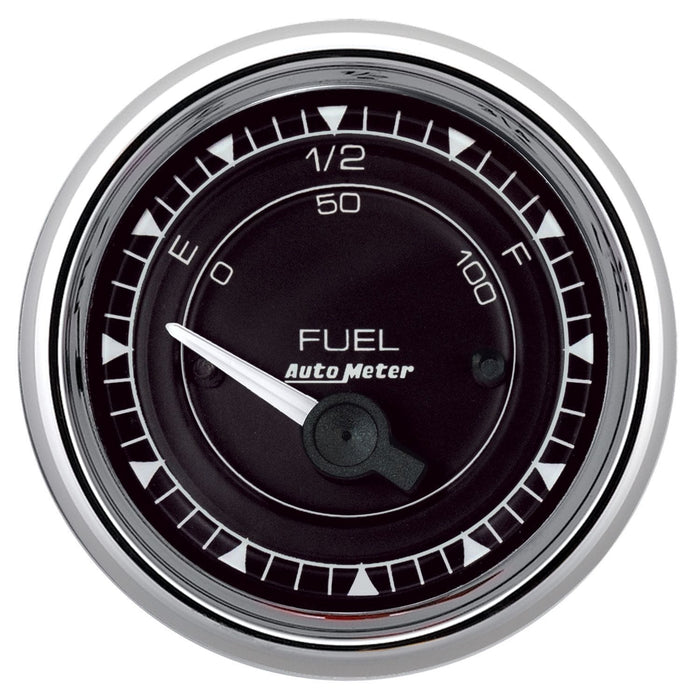 Autometer Autometer Autometer Chrono Chrome Series Fuel Level Gauge (AU9716) Autofit