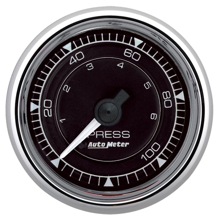 Autometer Autometer Autometer Chrono Chrome Series Oil Pressure Gauge (AU9721) Autofit