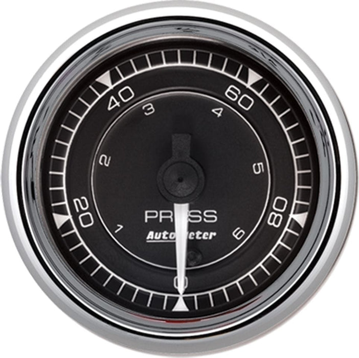 Autometer Autometer Autometer Chrono Chrome Series Pressure Gauge (AU9753) Autofit