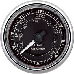 Autometer Autometer Autometer Chrono Chrome Series Water Temperature Gauge (AU9732) Autofit