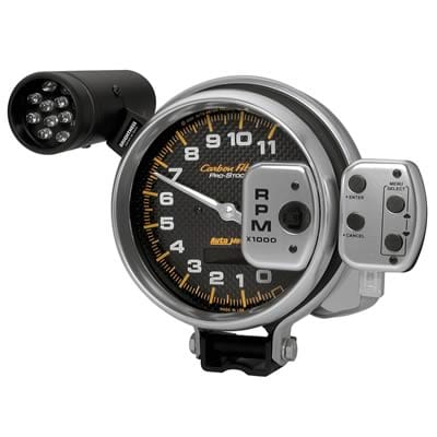 AutoMeter AutoMeter Carbon Fiber Pro Stock Tachometers 6836 Autofit