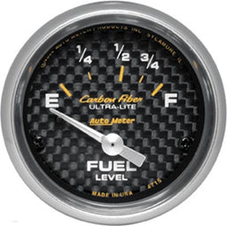 AutoMeter AutoMeter Carbon Fiber Ultra-Lite Analog Gauges 4715 Autofit
