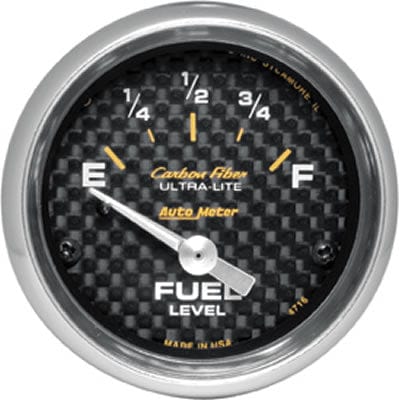 AutoMeter AutoMeter Carbon Fiber Ultra-Lite Analog Gauges 4716 Autofit