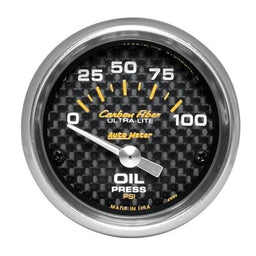 AutoMeter AutoMeter Carbon Fiber Ultra-Lite Analog Gauges 4727 Autofit