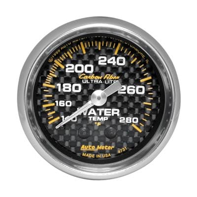 AutoMeter AutoMeter Carbon Fiber Ultra-Lite Analog Gauges 4731 Autofit