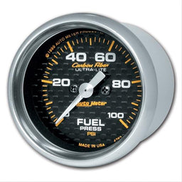 AutoMeter AutoMeter Carbon Fiber Ultra-Lite Analog Gauges 4763 Autofit