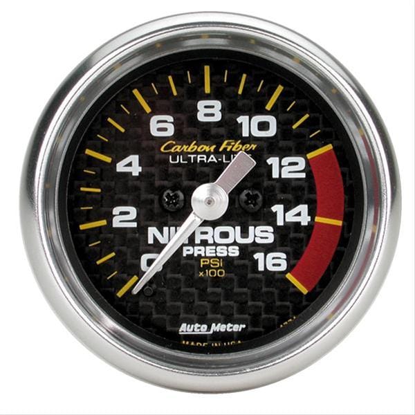AutoMeter AutoMeter Carbon Fiber Ultra-Lite Analog Gauges 4774 Autofit