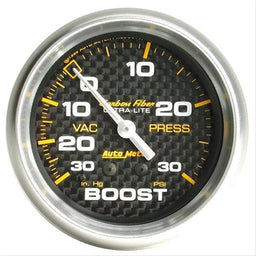 AutoMeter AutoMeter Carbon Fiber Ultra-Lite Analog Gauges 4803 Autofit
