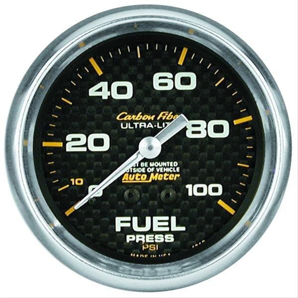 AutoMeter AutoMeter Carbon Fiber Ultra-Lite Analog Gauges 4811 Autofit