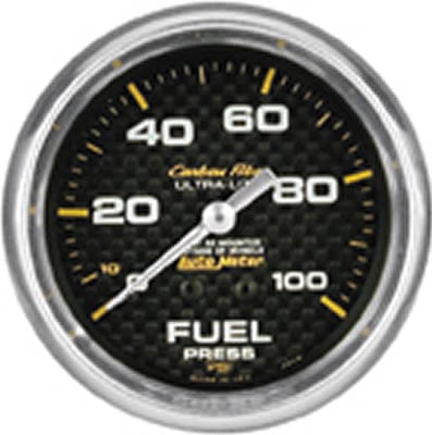 AutoMeter AutoMeter Carbon Fiber Ultra-Lite Analog Gauges 4812 Autofit