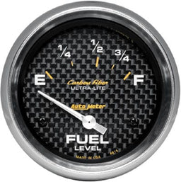 AutoMeter AutoMeter Carbon Fiber Ultra-Lite Analog Gauges 4815 Autofit