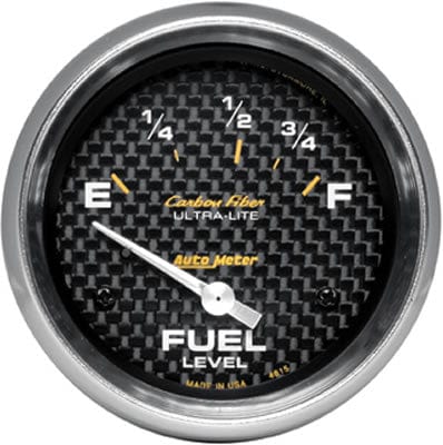 AutoMeter AutoMeter Carbon Fiber Ultra-Lite Analog Gauges 4815 Autofit