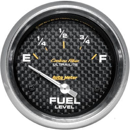 AutoMeter AutoMeter Carbon Fiber Ultra-Lite Analog Gauges 4816 Autofit
