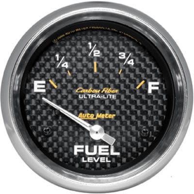 AutoMeter AutoMeter Carbon Fiber Ultra-Lite Analog Gauges 4816 Autofit