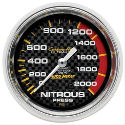 AutoMeter AutoMeter Carbon Fiber Ultra-Lite Analog Gauges 4828 Autofit