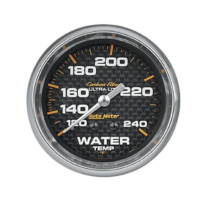 AutoMeter AutoMeter Carbon Fiber Ultra-Lite Analog Gauges 4832 Autofit