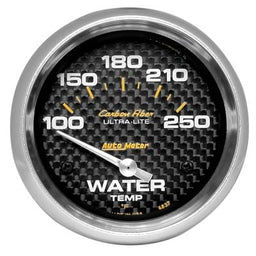 AutoMeter AutoMeter Carbon Fiber Ultra-Lite Analog Gauges 4837 Autofit