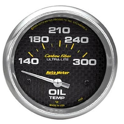 AutoMeter AutoMeter Carbon Fiber Ultra-Lite Analog Gauges 4848 Autofit