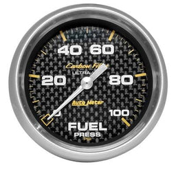 AutoMeter AutoMeter Carbon Fiber Ultra-Lite Analog Gauges 4863 Autofit